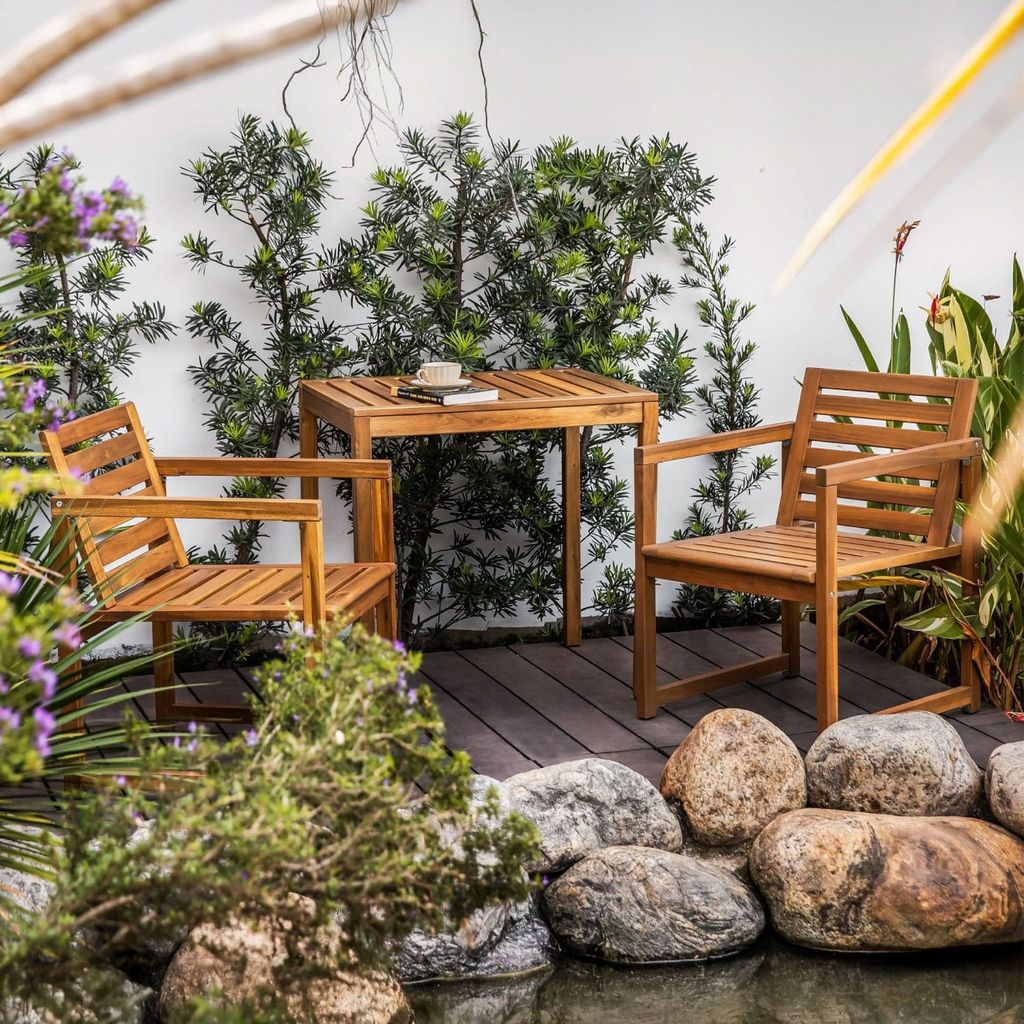 Bàn Ngoài Trời Gỗ Tự Nhiên – Outdoor Table