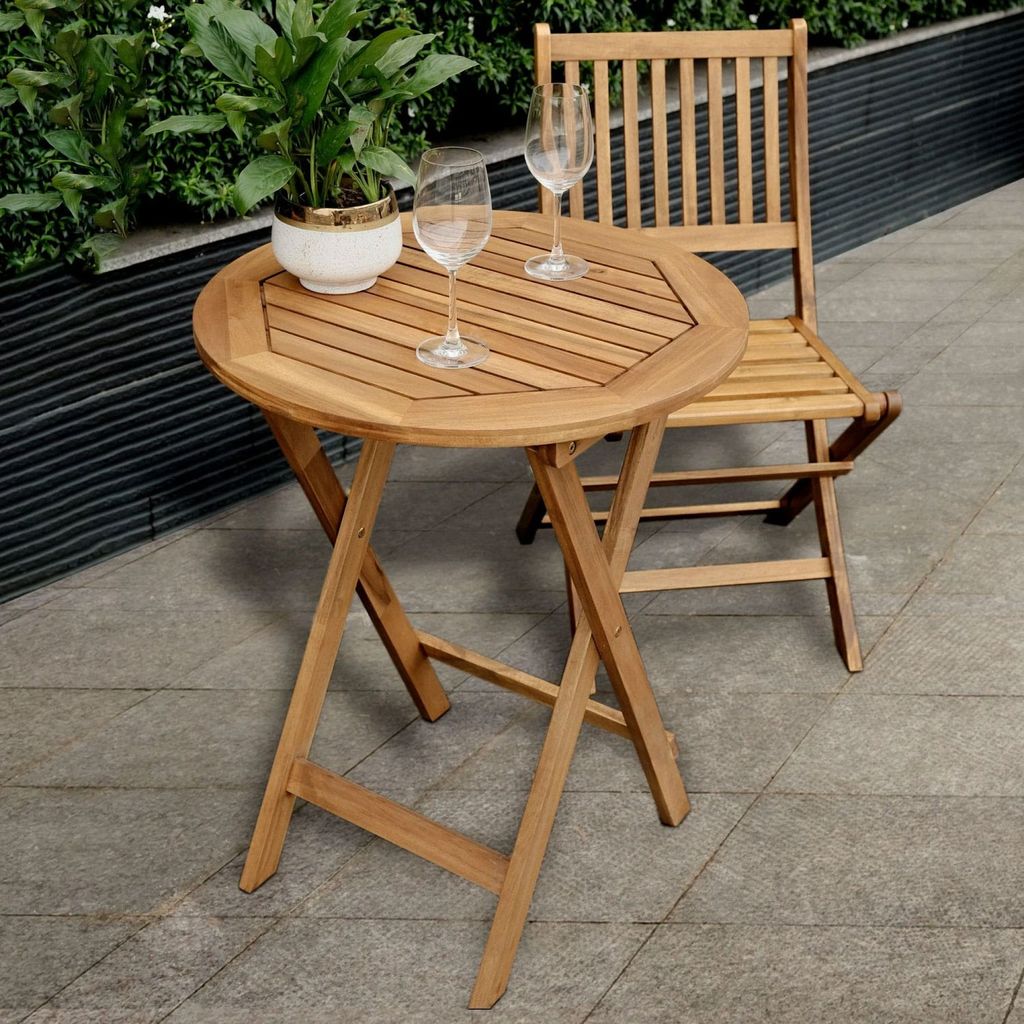 Bàn Tròn Gấp Gọn - Patio Table