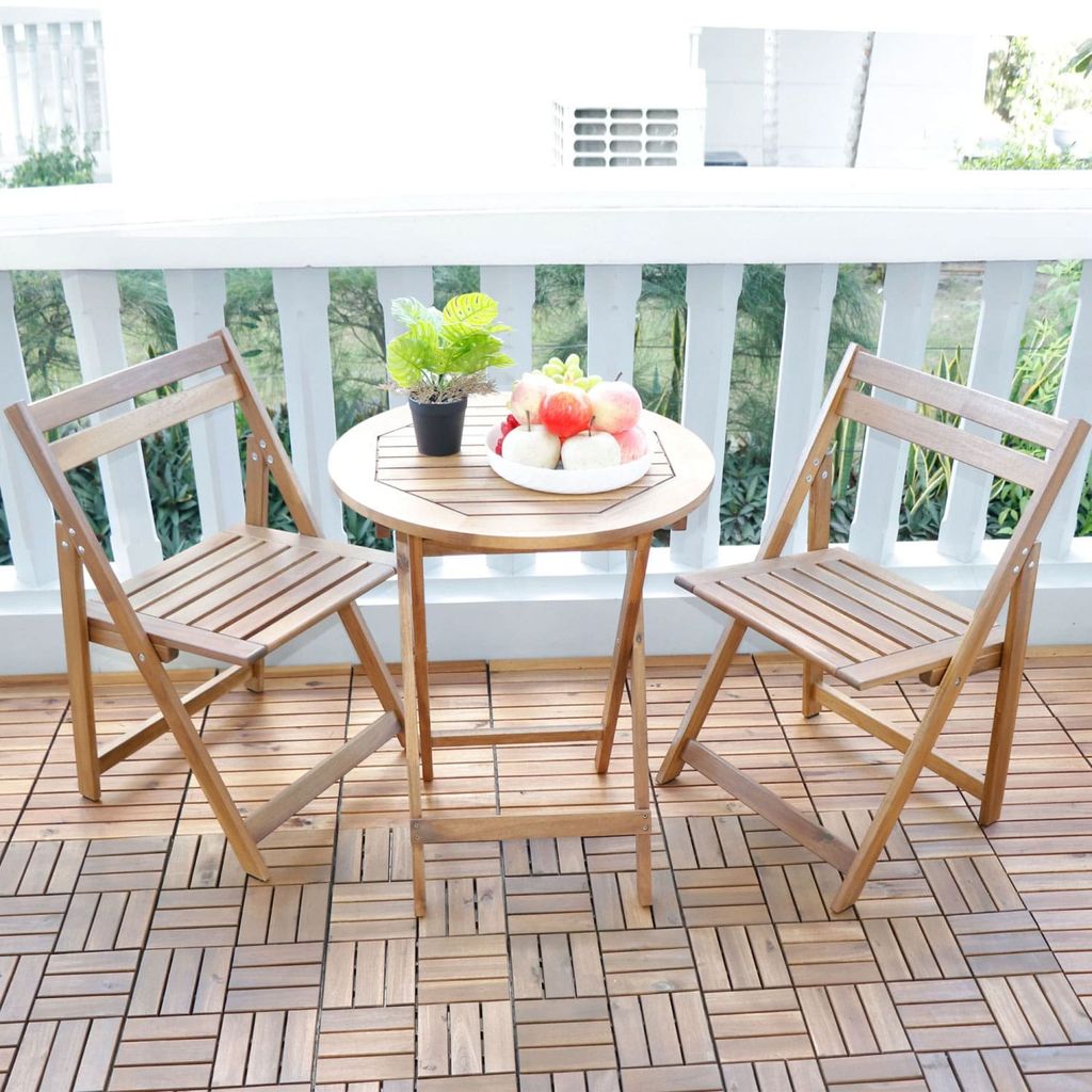 Bàn Tròn Gấp Gọn - Patio Table