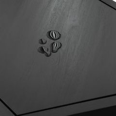 Bàn Lục Giác Gỗ – Hexagon Side Table