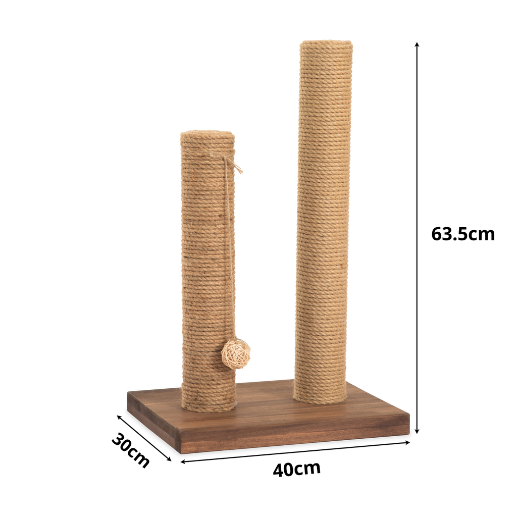 Trụ Cào Móng Mèo Đôi – Cat Scratching Double Post
