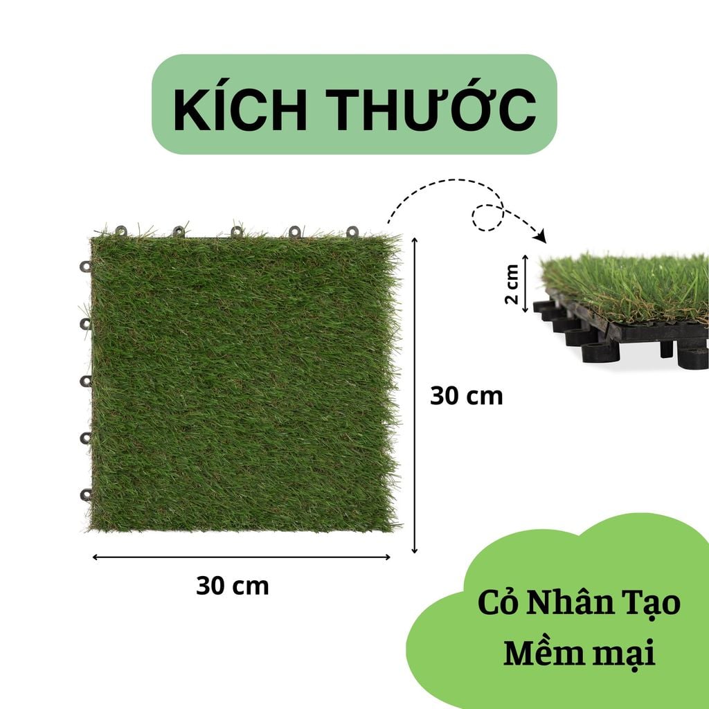 Vỉ Cỏ Lót Sàn - Artificial Grass Floor Decking