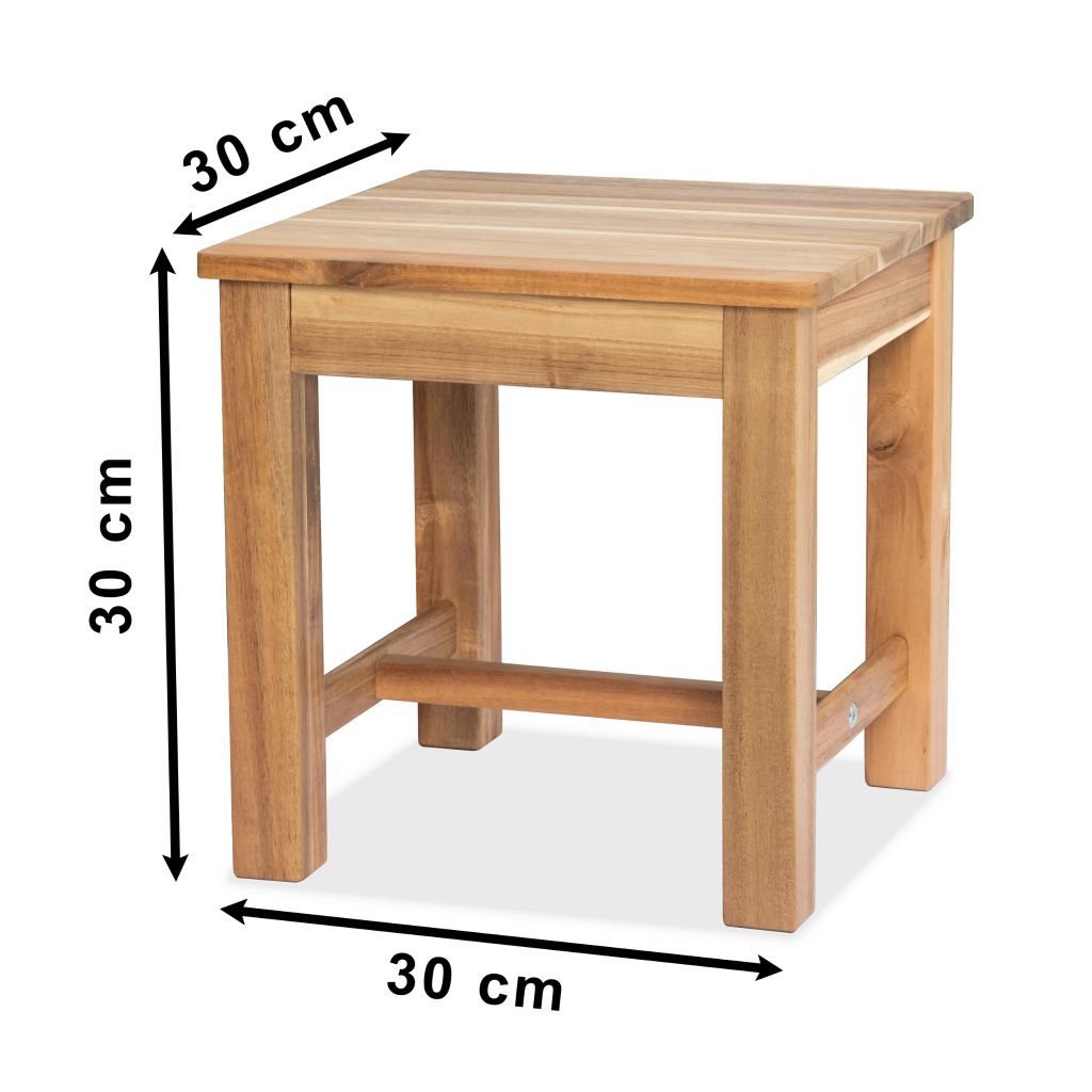 Ghế Đẩu Gỗ Tràm – Low Stool