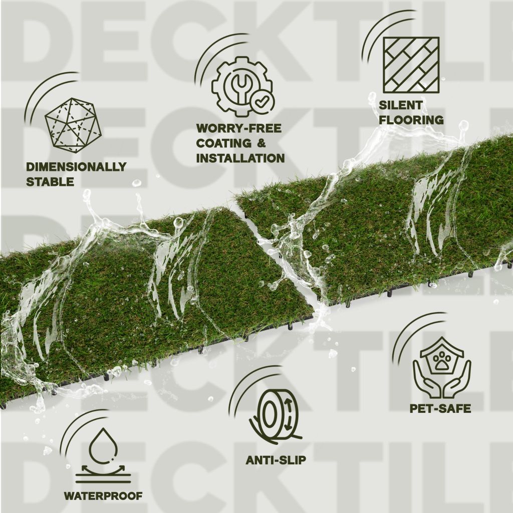 Vỉ Cỏ Lót Sàn - Artificial Grass Floor Decking