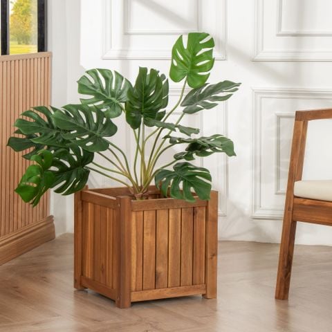  Chậu Hoa Gỗ Vuông - Flower Box 