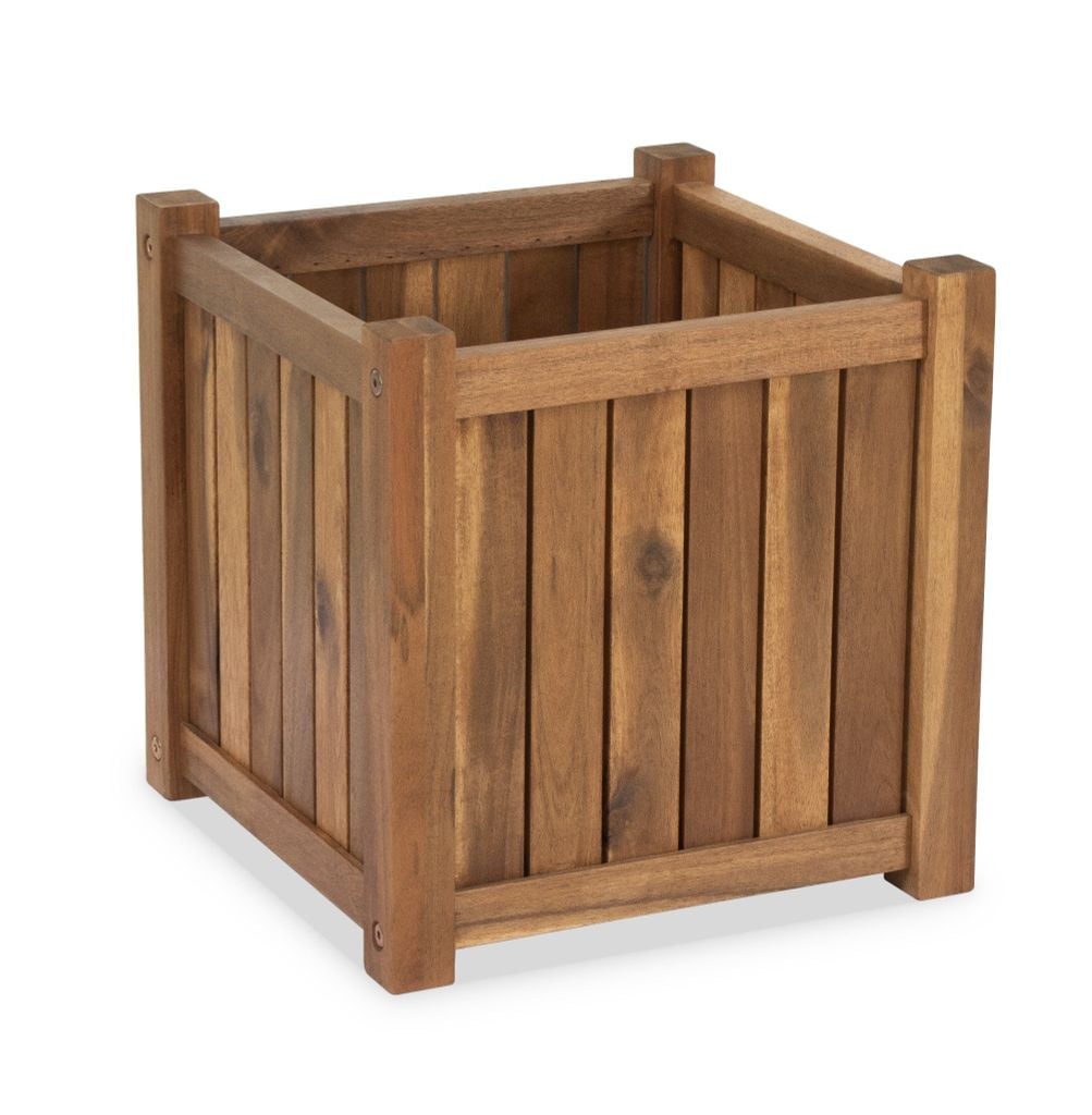 Chậu Hoa Gỗ Vuông - Flower Box