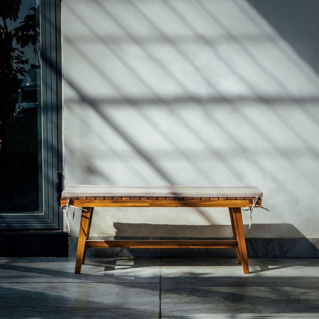 Ghế Băng Ngoài Trời Kèm Nệm - Patio Bench
