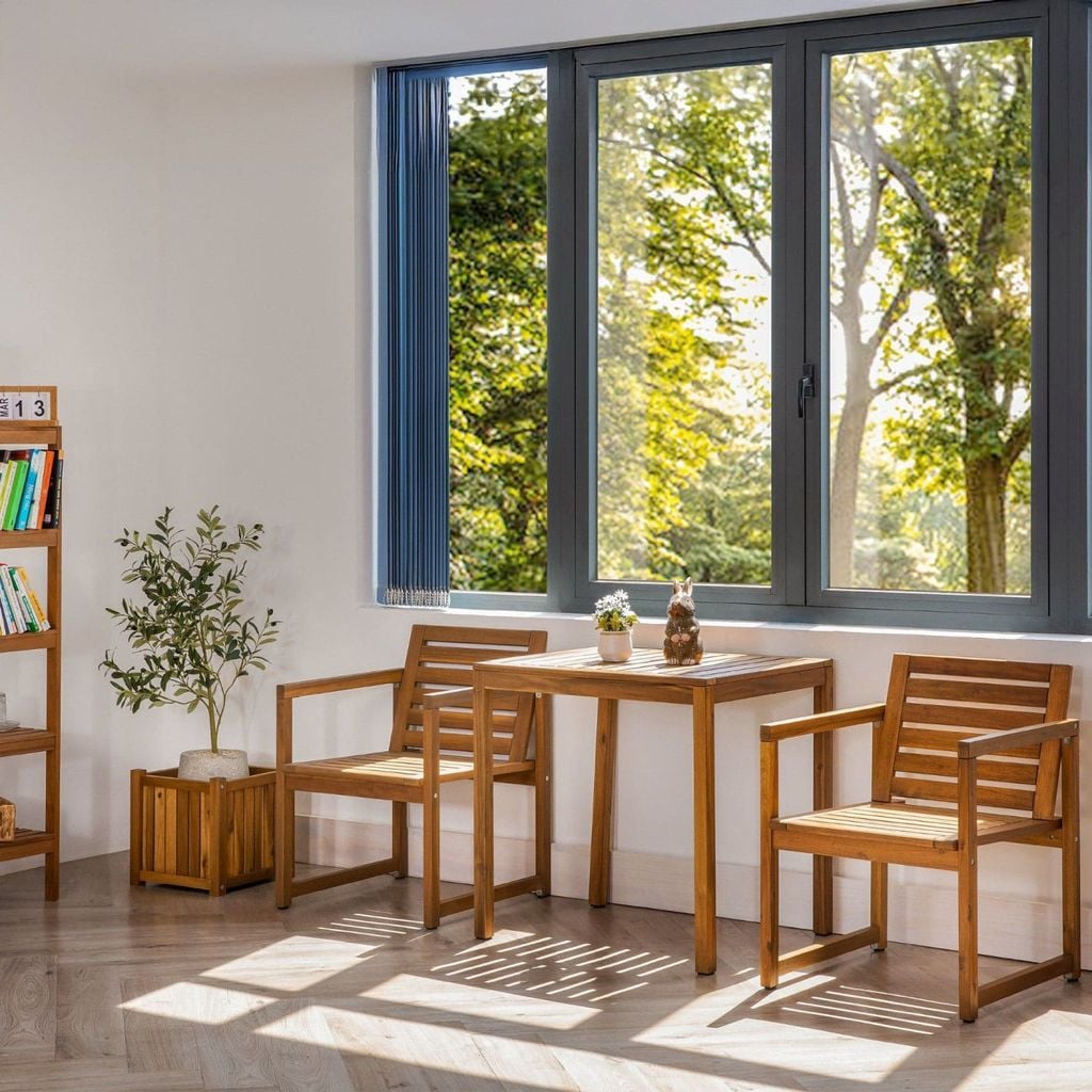 Ghế Thư Giãn  – Small Wooden Lounge Chair