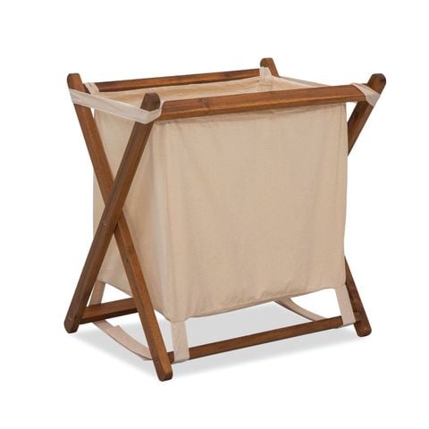  Giỏ Đựng Quần Áo Khung Gỗ – X-Frame Laundry Hamper 