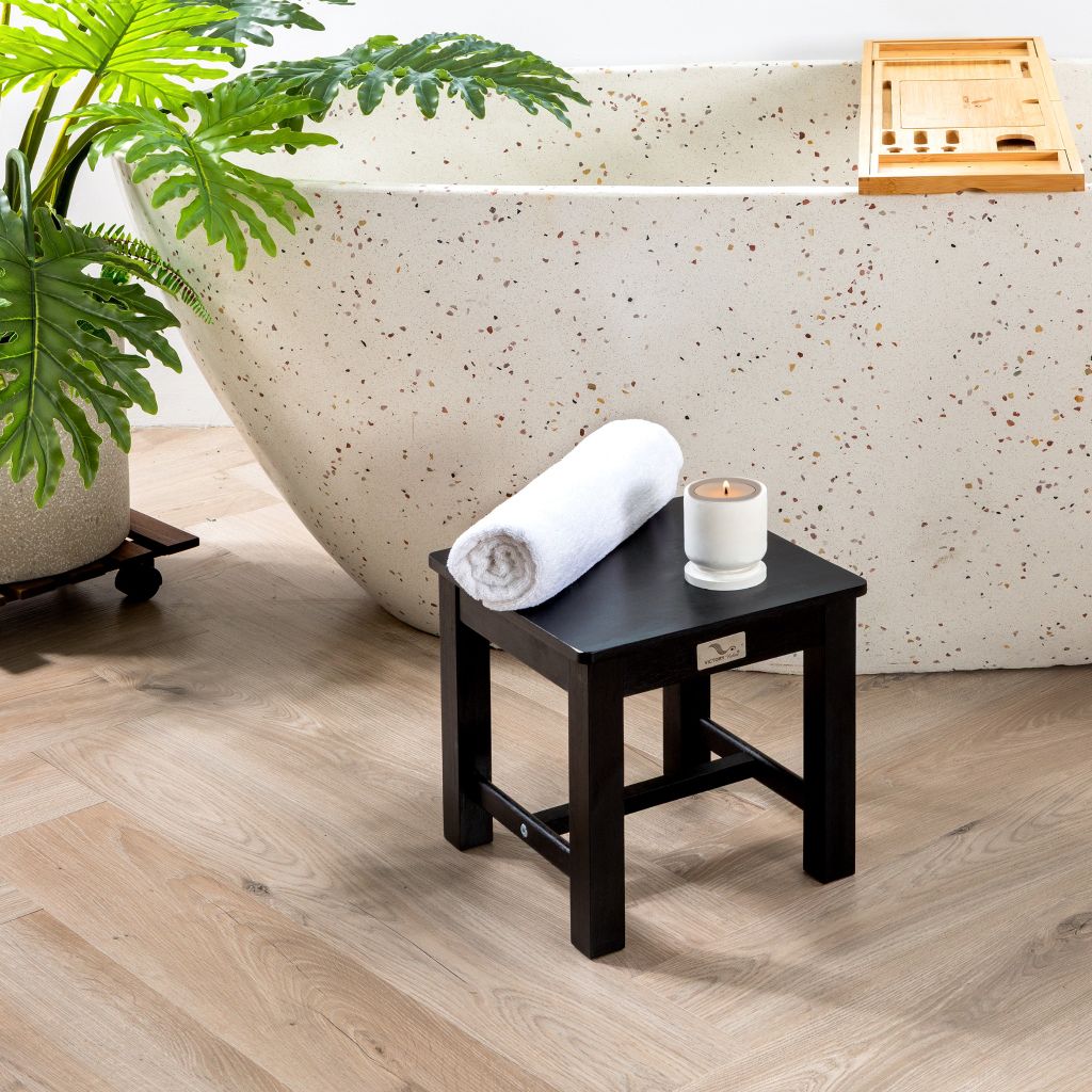 Ghế Đẩu Gỗ Tràm – Low Stool