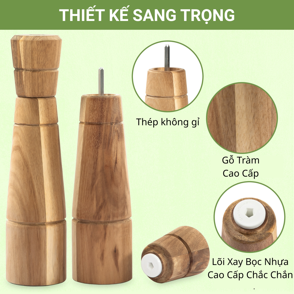 Cối Xay Muối & Tiêu - Salt & Pepper Grinder