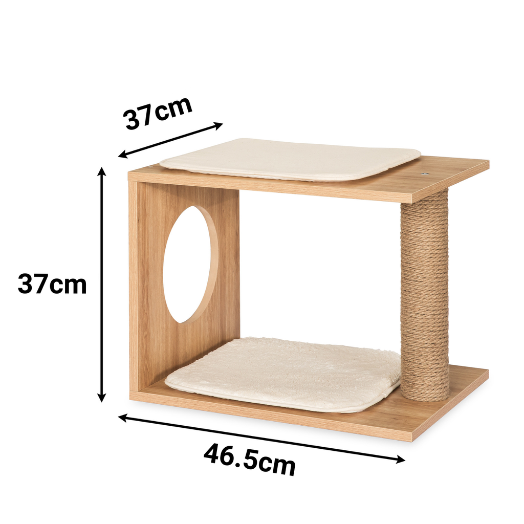 Nhà Mèo Kết Hợp Trụ Cào Móng - Cat Scratcher and Tree