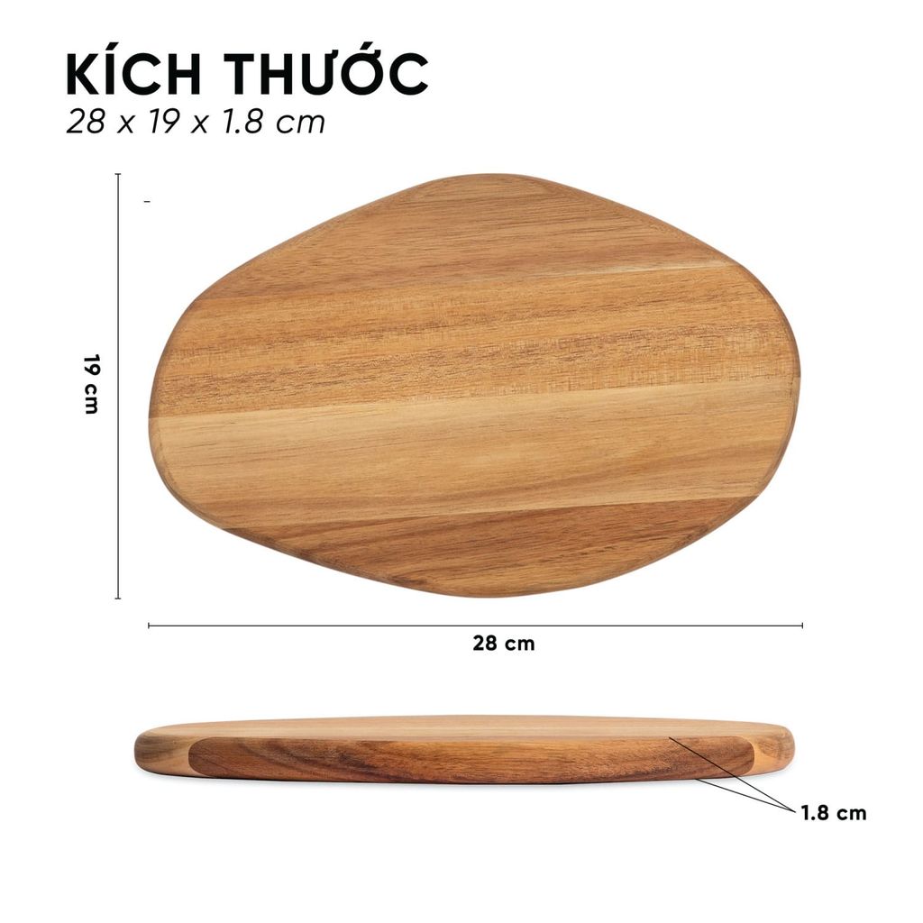 Thớt gỗ Oval - Oval Chopping Board