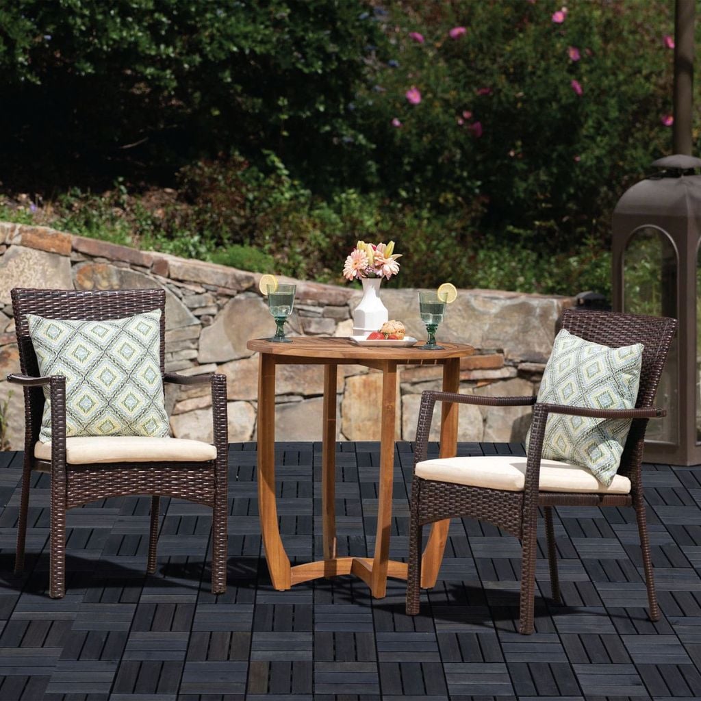 Vỉ Gỗ Lót Sàn 12 Nan Đế Cao - Round Joint Floor Decking 12 Slats