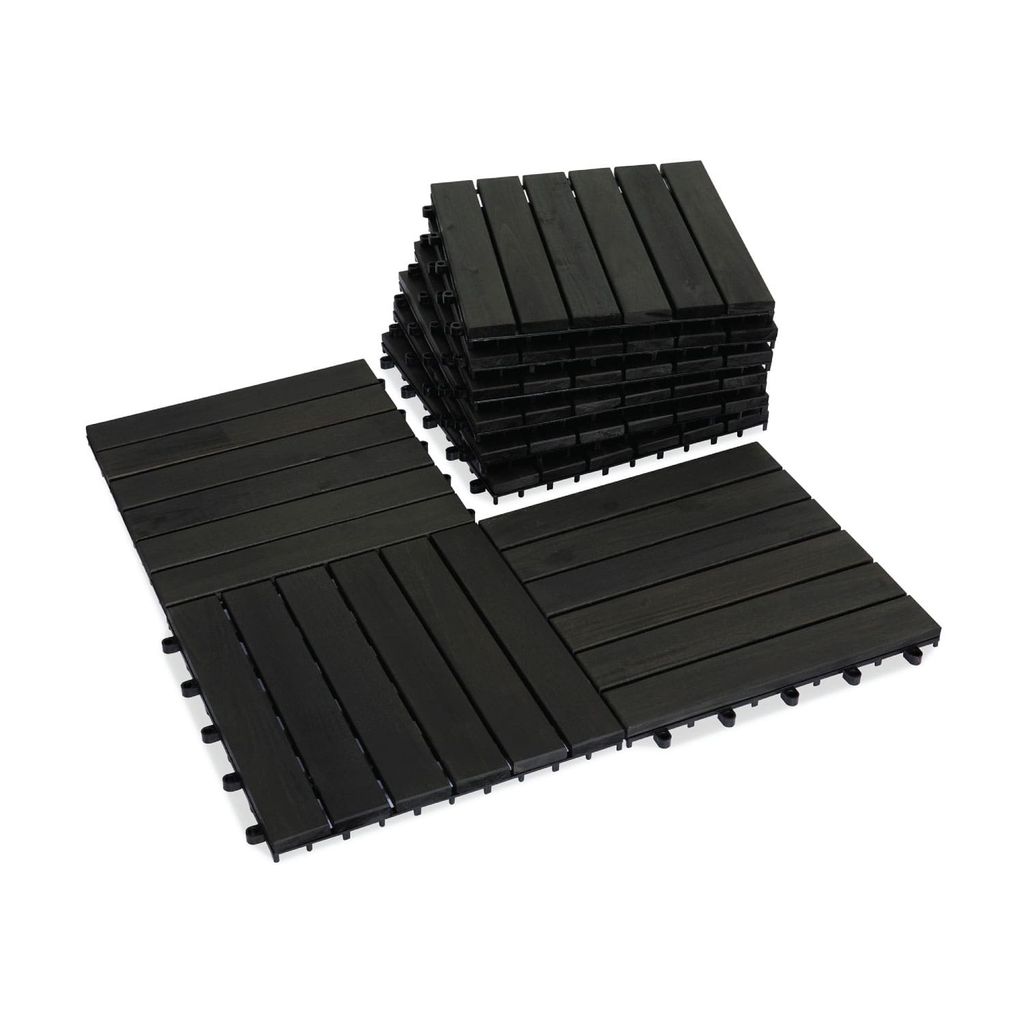 Vỉ Gỗ Lót Sàn 6 Nan Đế Cao - Round Joint Floor Decking 6 Slats