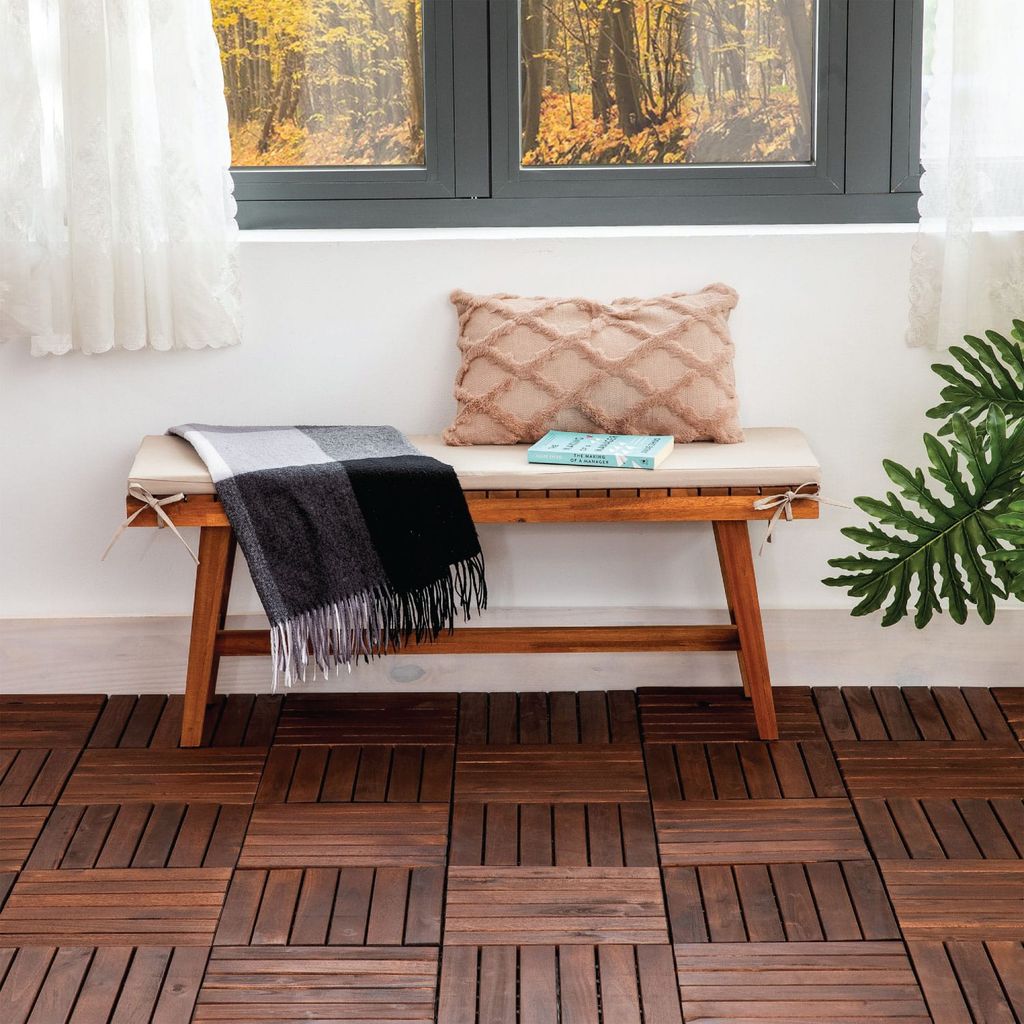 Vỉ Gỗ Lót Sàn 6 Nan Đế Cao - Round Joint Floor Decking 6 Slats