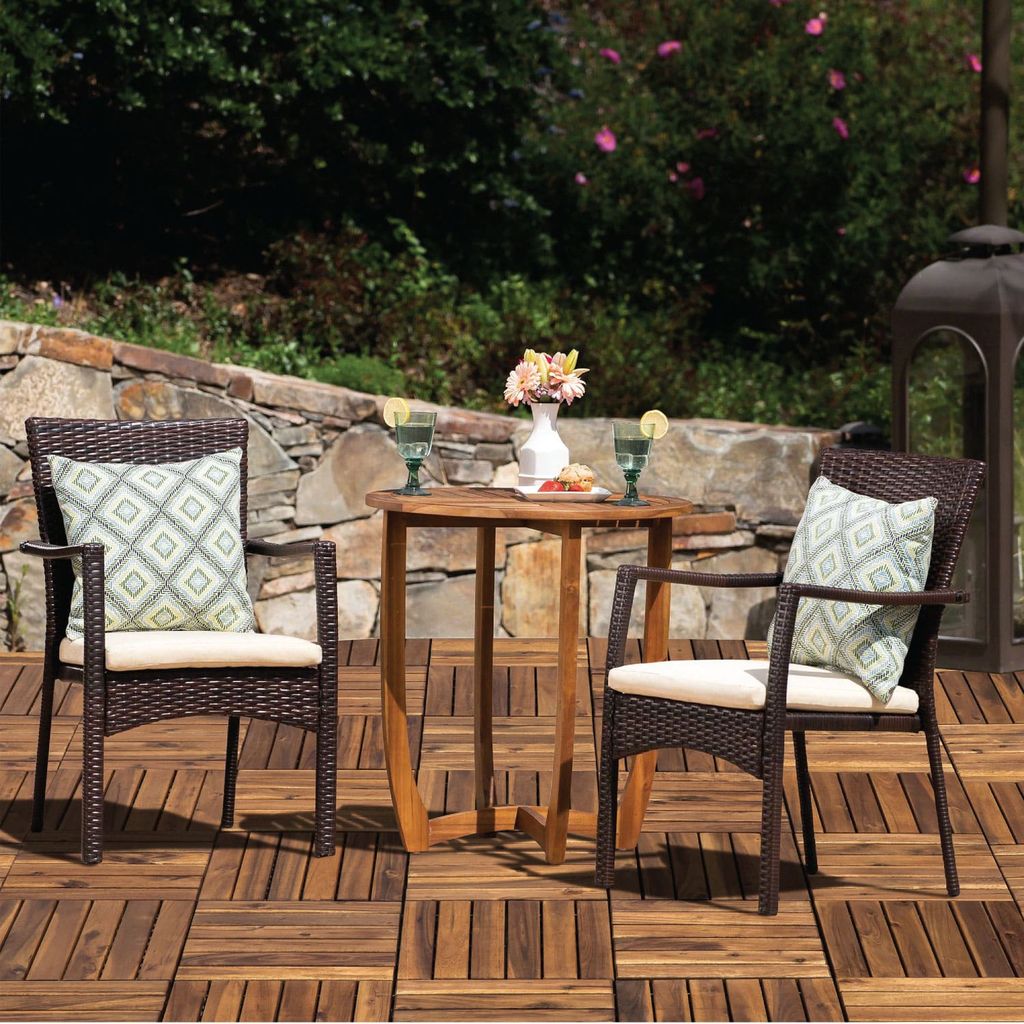 Vỉ Gỗ Lót Sàn 6 Nan Đế Cao - Round Joint Floor Decking 6 Slats