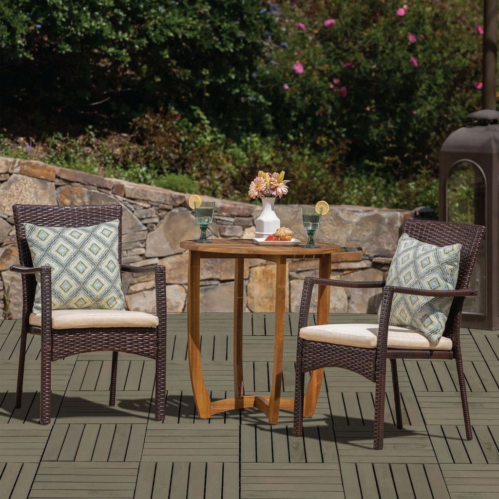 Vỉ Gỗ Lót Sàn 6 Nan Đế Cao - Round Joint Floor Decking 6 Slats