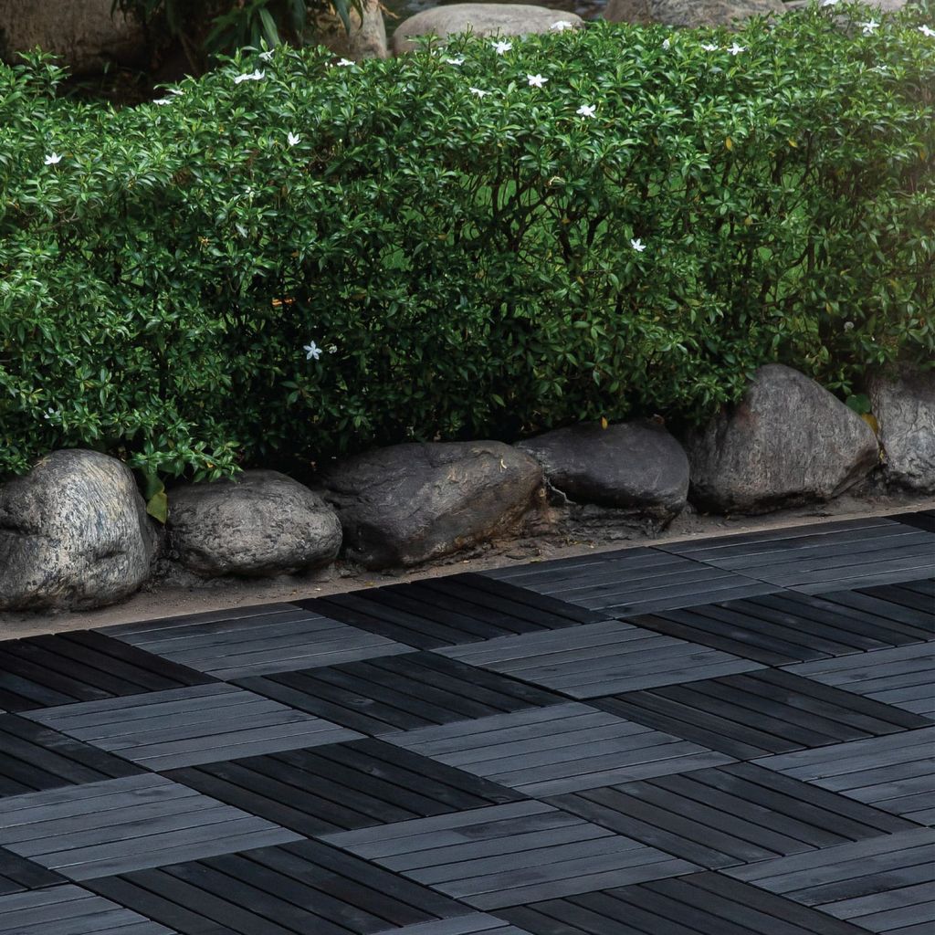 Vỉ Gỗ Lót Sàn 6 Nan Đế Cao - Round Joint Floor Decking 6 Slats