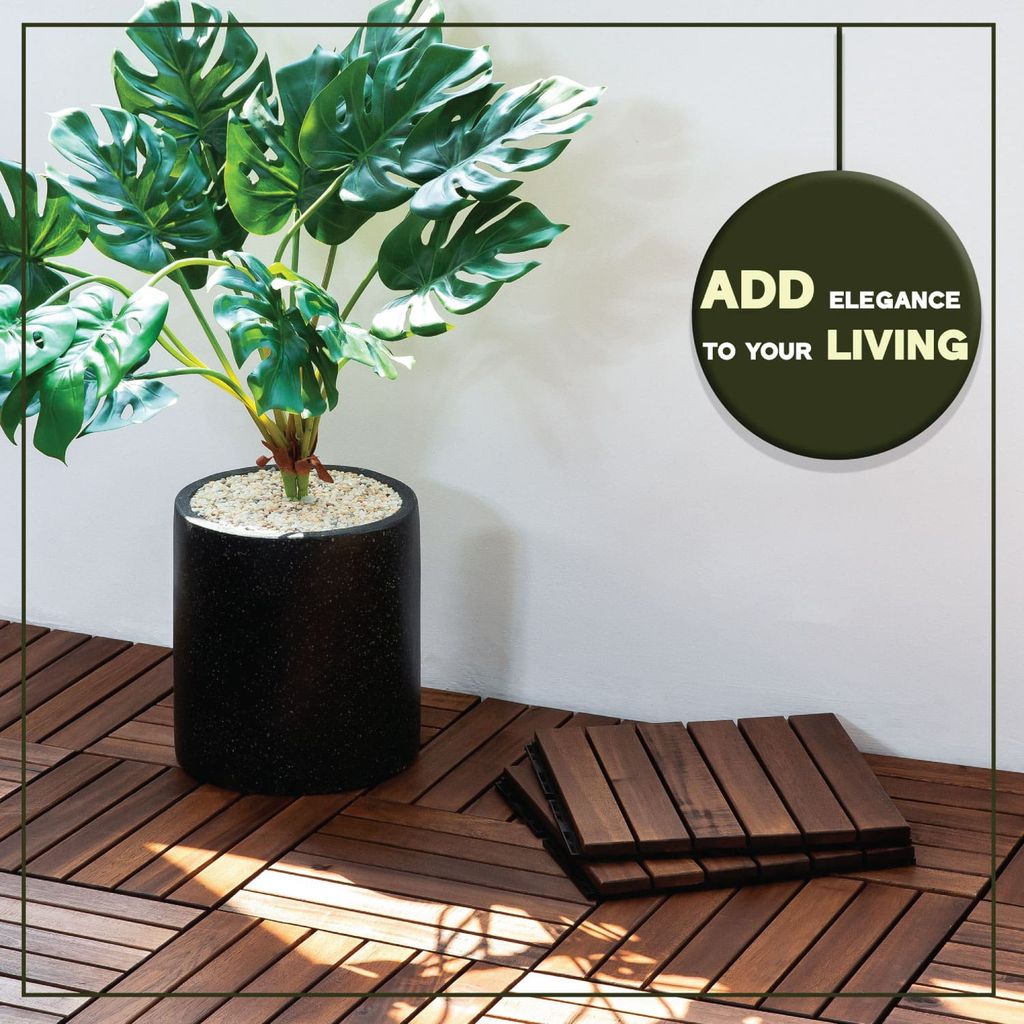 Vỉ Gỗ Lót Sàn 6 Nan Đế Thấp - Square Joint Floor Decking 6 Slats