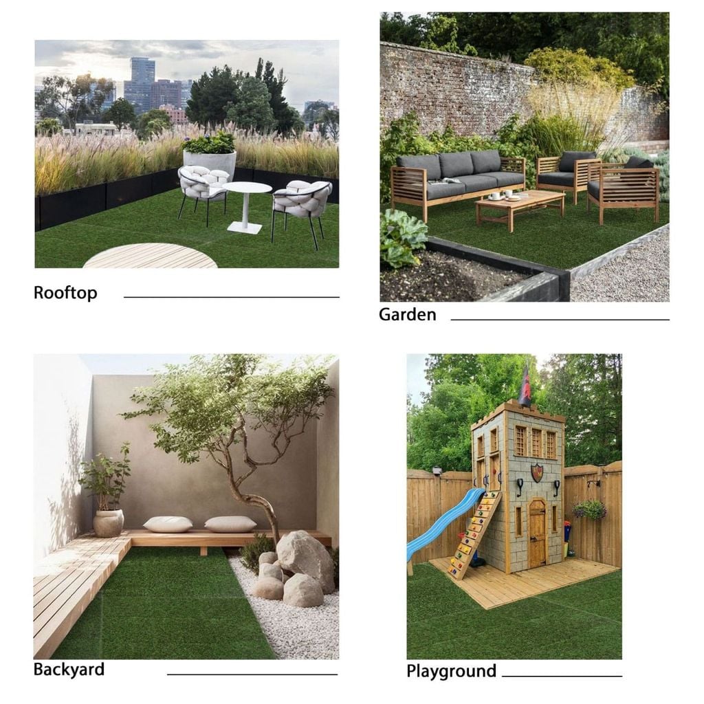 Vỉ Cỏ Lót Sàn - Artificial Grass Floor Decking