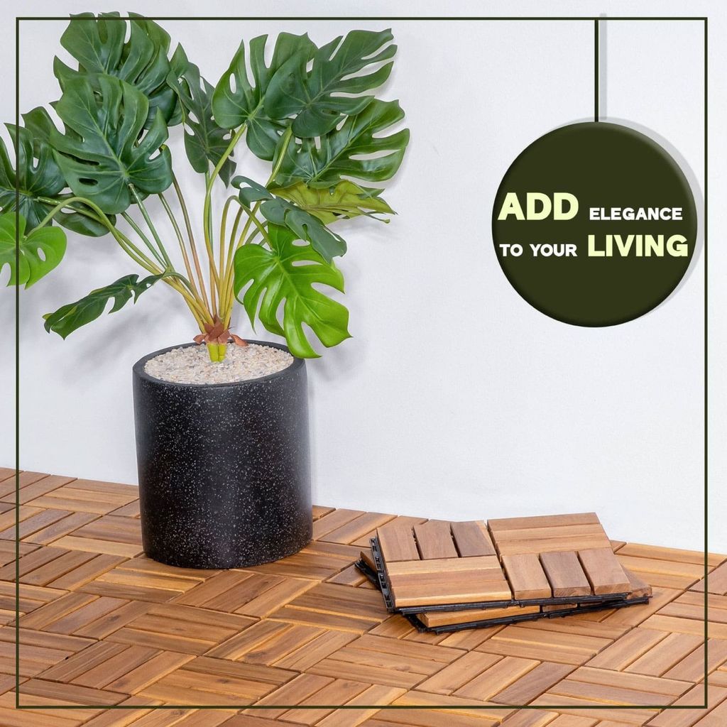 Vỉ Gỗ Lót Sàn 12 Nan Đế Thấp - Square Joint Floor Decking 12 Slats