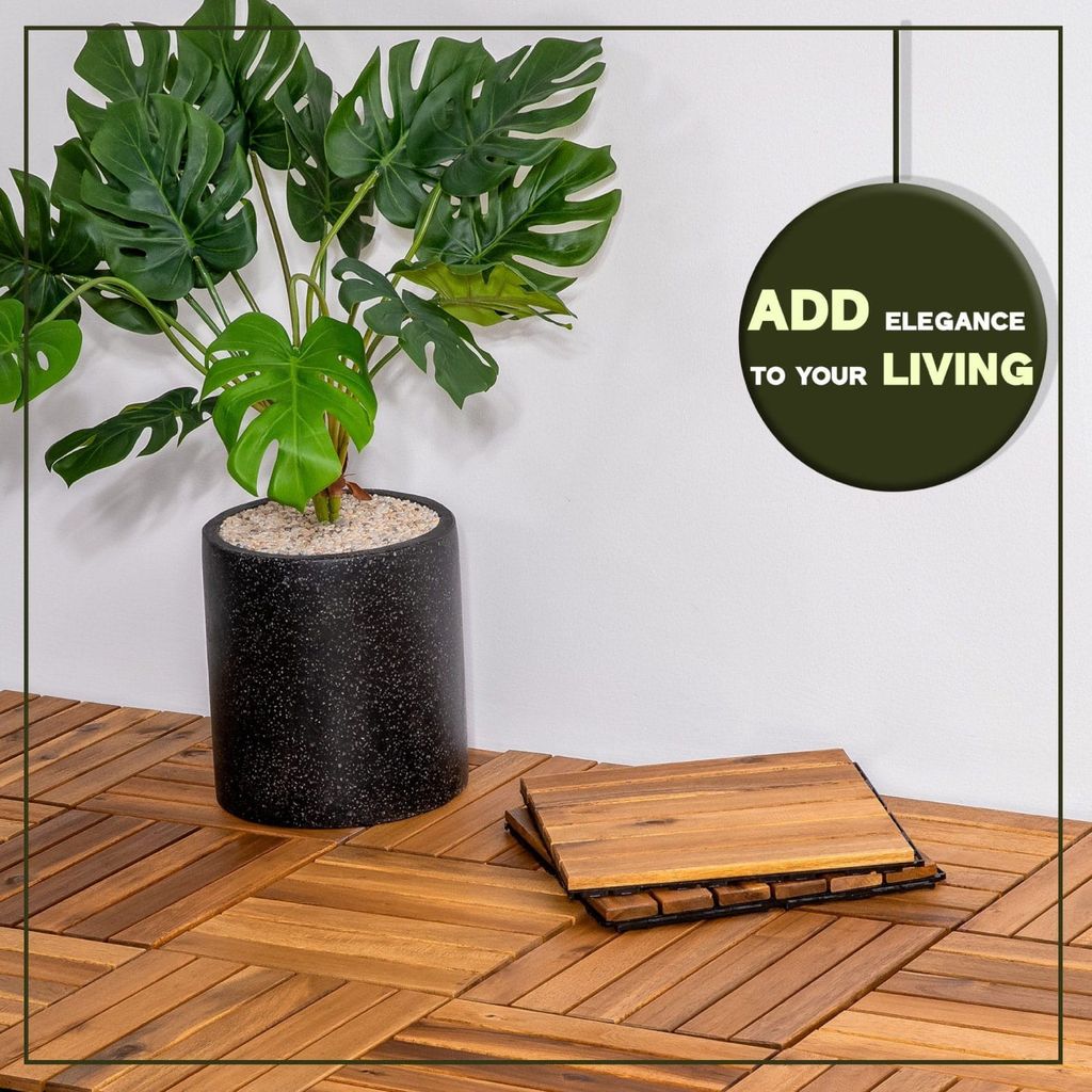 Vỉ Gỗ Lót Sàn 6 Nan Đế Thấp - Square Joint Floor Decking 6 Slats