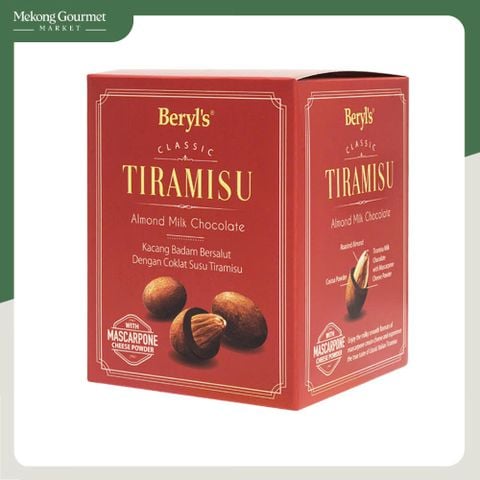 Chocolate sữa hạnh nhân Tiramisu Choco Beryls 100g