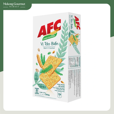 Bánh cracker vị tảo biển AFC dinh dưỡng 200g