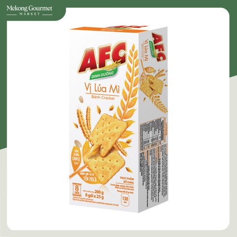 Bánh cracker vị lúa mì AFC dinh dưỡng 200g