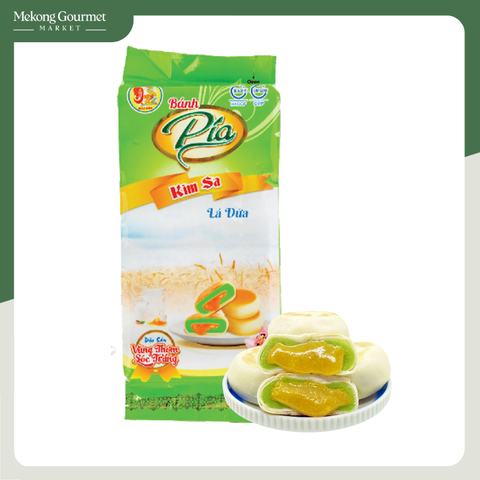 Bánh pía kim sa lá dứa Hải Sơn 240g