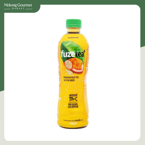 Trà chanh dây hạt chia Fuze Tea 450ml
