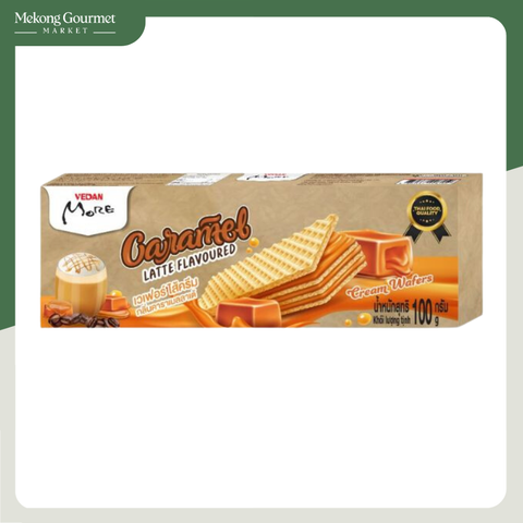 Bánh kem xốp hương caramel latte Vedan More 100g