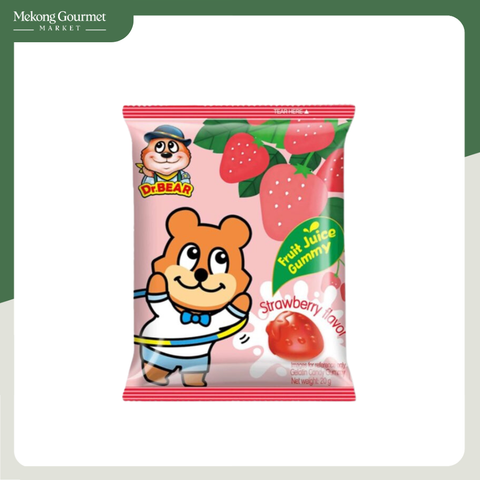 Kẹo dẻo vị dâu Dr.Bear 20g