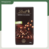 Chocolate Đen, Dạng Thanh, Không Có Nhân Lindt Swiss Classic 100g
