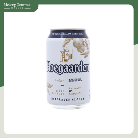 Bia Hoegaarden white 4,9% lon 330ML