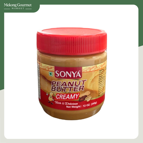 Bơ đậu phộng mịn Sonya 340g