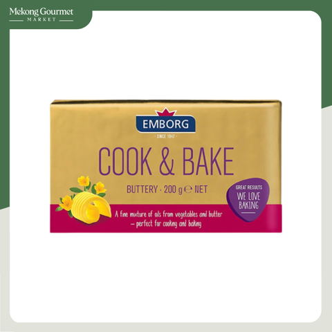 Bơ Lạt Cook & Bake Emborg 200g