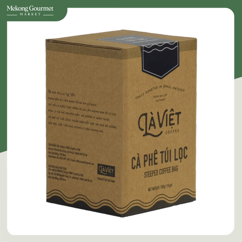 Cà phê túi lọc 100% Arabica Là Việt hộp 10 gói