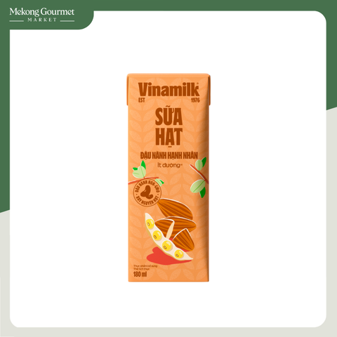 Sữa đậu nành hạnh nhân Vinamilk 180ml