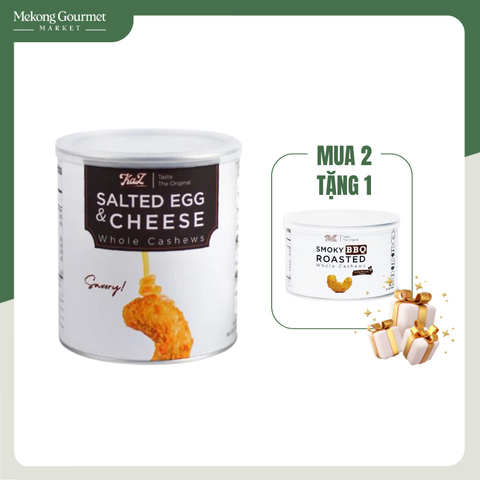 Hạt Điều Phô Mai Trứng Muối Kaz 340g