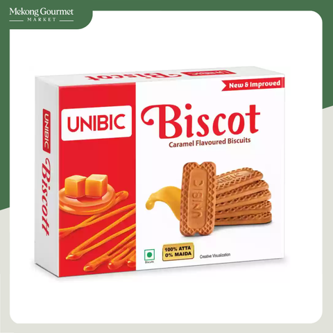 Bánh Qui Hương Vị Quế Và Caramel Biscott Unibic 250G