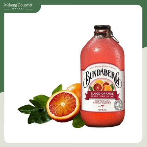 Nước trái cây có Gaz Bundaberg vị cam đỏ 375ml