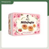 Hộp bánh Ngàn lớp nhân mơ & phúc bồn tử Vicenzi Millefoglie 180g