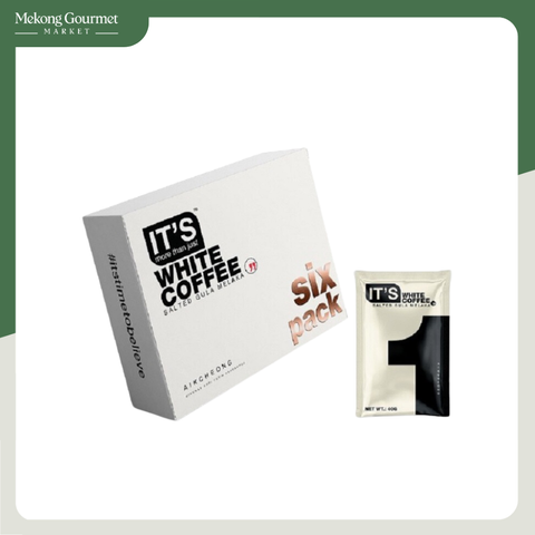 Cà Phê sữa hòa tan White Coffee Aik Cheong - It's Six Pack 213g
