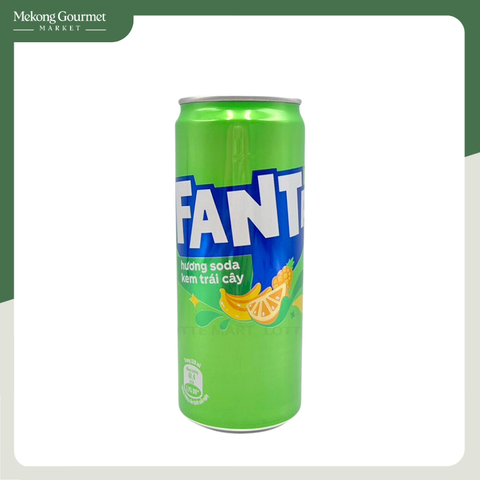 Nước Ngọt Có Gas Fanta Hương Soda Kem Trái Cây 320ml