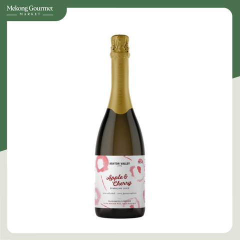 Nước ép Táo và Cherry Úc có ga không cồn Ashton Valley 750ml