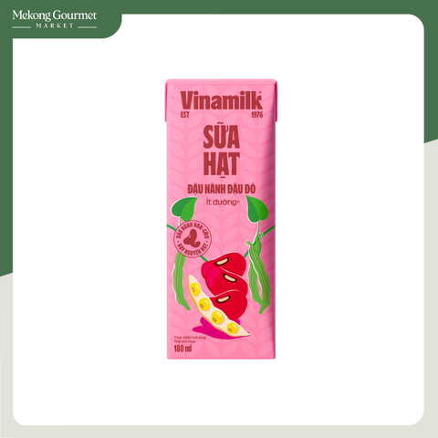 Sữa đậu nành đậu đỏ Vinamilk 180ml