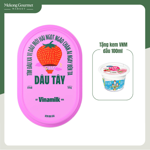 Kem mịn Dâu Vinamlik 400ml