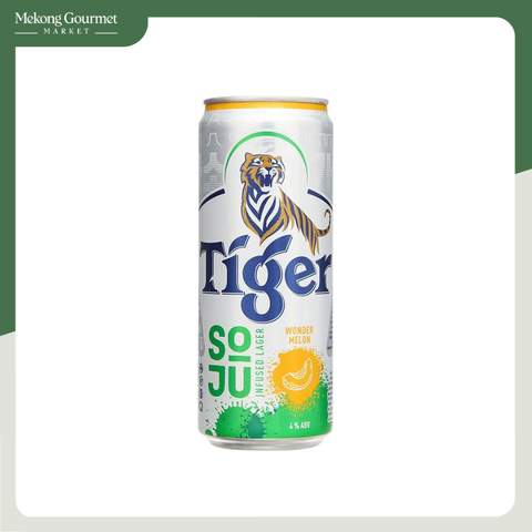 Bia Tiger Soju Wonder Melon vị dưa lưới 330ml 4,5%